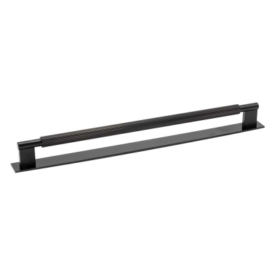 Poignée Arpa/Plaque Arrière - 320mm - Noir Brossé dans le groupe Outlet chez Beslag Online (373107-11)