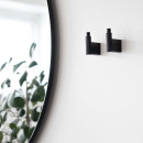 Patère Arpa - Noir Brossé