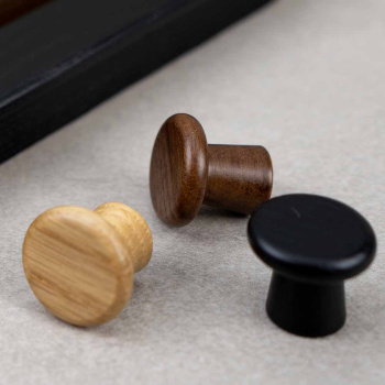 Bouton Classis - 25mm - Noyer