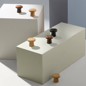 Bouton Classis - 25mm - Noyer