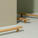 Poignée Brutus - 160mm - Chêne