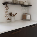 Poignée Brutus - 160mm - Noyer