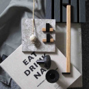 Bouton T Crossing - Chêne/Noir