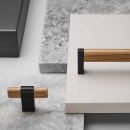 Bouton T Crossing - Chêne/Noir