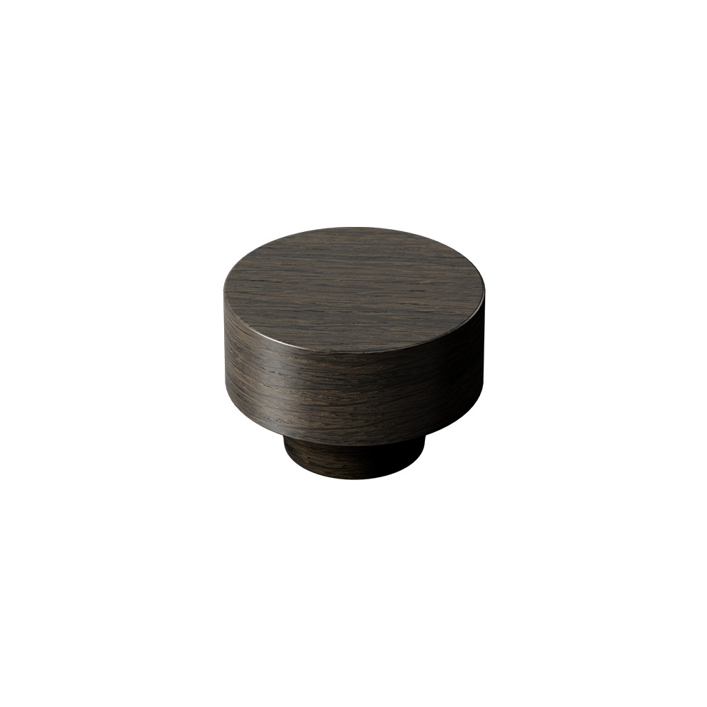 Bouton Row - 40mm - Chêne Teinté Foncé