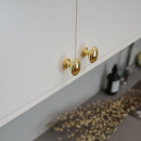 Bouton 401 - Laiton Poli