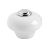 Bouton 409 - 32mm - Nickelé/Porcelaine