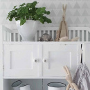 Bouton 409 - 32mm - Nickelé/Porcelaine