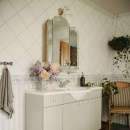 Bouton 409 - 32mm - Étain/Porcelaine