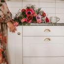 Poignées Coquille 3922 - 64mm - Laiton Poli