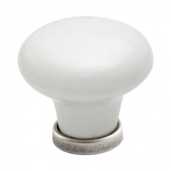Bouton 24136 - Blanc/Étain