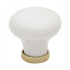 Bouton 24136 - Blanc/Laiton Bouton 24136 - Blanc/Laiton