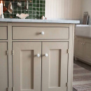 Bouton 24136 - Blanc/Laiton