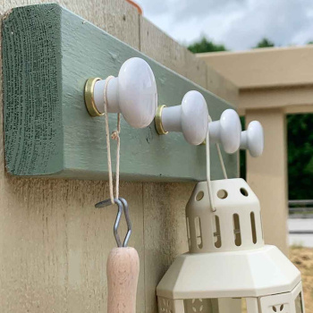 Bouton 24136 - Blanc/Laiton
