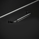 Poignée Brohult M - 128mm - Nickelé/Blanc