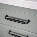 Poignée Brohult M - 128mm - Noir/Noir