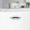 Poignées Coquille Newport - 96mm - Chrome