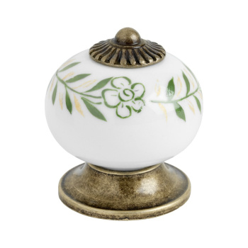 Bouton 8131 - Vert/Antique