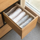 Boîte de rangement à 6 compartiments - Beige