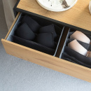 Boîte de rangement à 6 compartiments - Gris