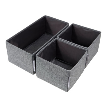 Boîte de rangement 3-set - Gris