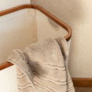 Panier à linge avec couvercle - Sable