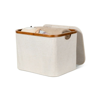 Panier De Rangement Avec Couvercle - Sable