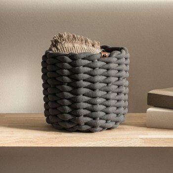 Panier Rond - Gris