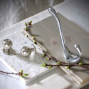 Patère Lagan - Chrome Poli