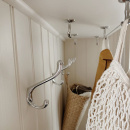 Patère Lagan - Chrome Poli