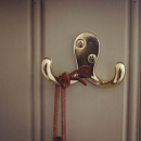 Patère Nissan - Laiton Poli