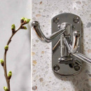 Patère Lyr - Chrome Poli