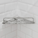 Étagère d’angle Match - Chrome Poli