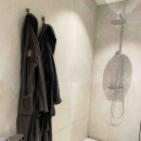 Patère Porte-serviettes Base 200 1-patère - Fini Acier Inoxydable Brossé