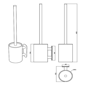 Kit Salle de Bain Base 200 - Finition Inox Brossé