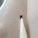 Patère Porte-serviette Base 200 1-patère - Noir Mat