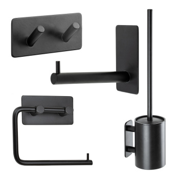 Kit de Salle de Bain Base 200 - Noir Mat