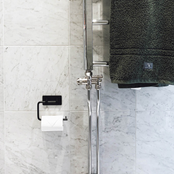Porte Papier Toilette Base 200 - Noir Mat