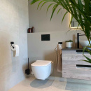 Porte Papier Toilette Base 200 - Noir Mat