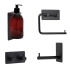 Kit de Salle de Bain Base - Noir Mat Kit de Salle de Bain Base - Noir Mat