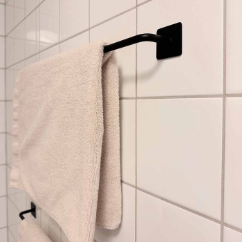 Porte Serviettes Base 200 - Noir Mat