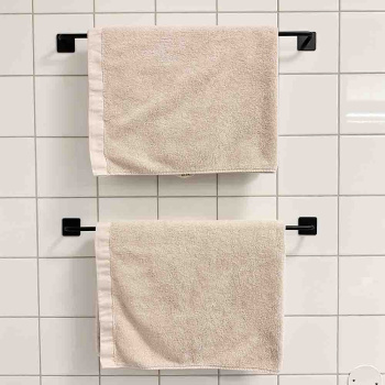 Porte Serviettes Base 200 - Noir Mat