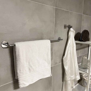 Porte Serviettes Base 100 - Acier Inoxydable Brossé