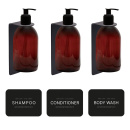 Ensemble de douche - Noir Mat