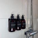 Base Support Pompe Á Savon Douche - Chrome