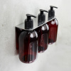 Base Support Pompe Á Savon Douche - Acier Inoxydable Brossé