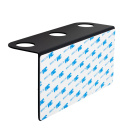 Base Support Pompe Á Savon Douche - Noir Mat