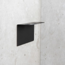 Base Support Pompe Á Savon Douche - Noir Mat