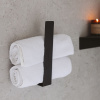 Porte-serviettes Base - Noir Mat