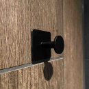 Patère Porte-serviette Base 210 1-patère - Noir Mat